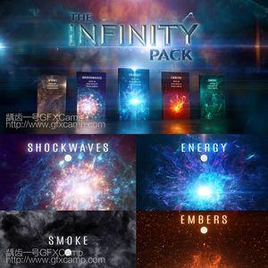科幻能量冲击波烟雾粒子尘土特效合成4k视频素材infinityvfx