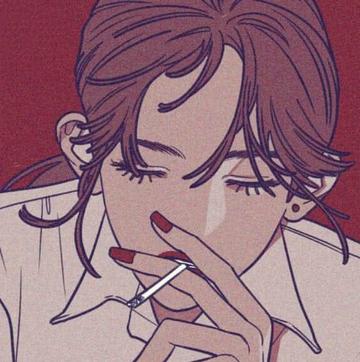 情侣头像抽烟男头