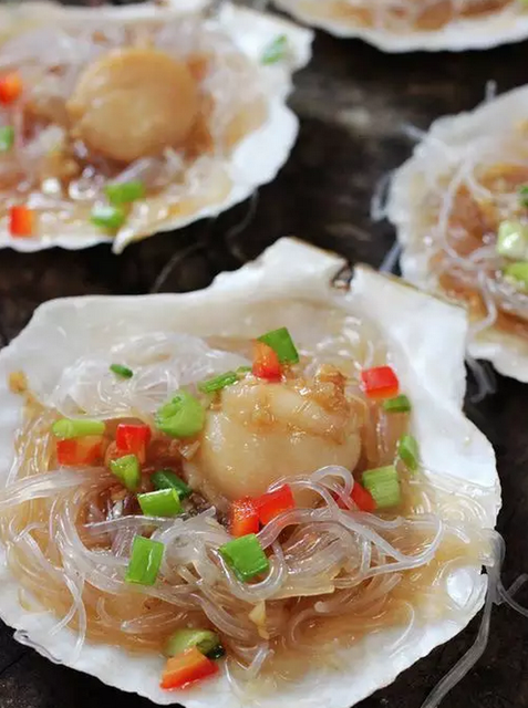 蒜蓉粉丝蒸扇贝的做法大全家常