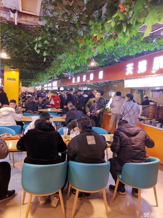 成熟美食广场酸辣粉，盖饭类招商