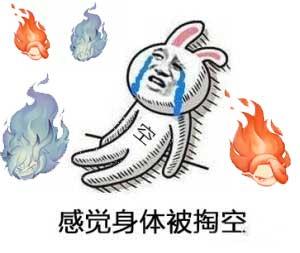 感觉身体被掏空抽象表情包