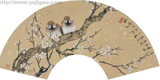 【转载】【3d-插画-工笔画素材篇】唯美的工笔画鸟上