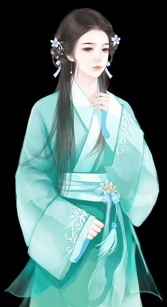 免抠古风女[素材]