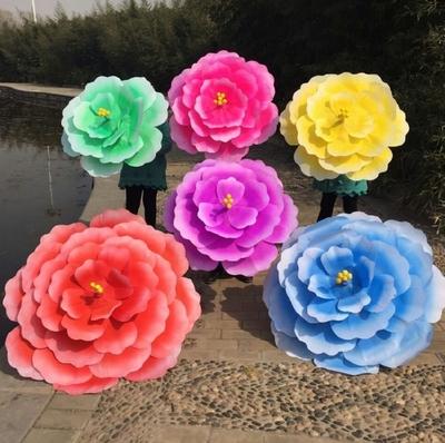 花伞舞蹈伞道具牡丹花伞儿童小花伞儿童表演道具广场舞伞道具