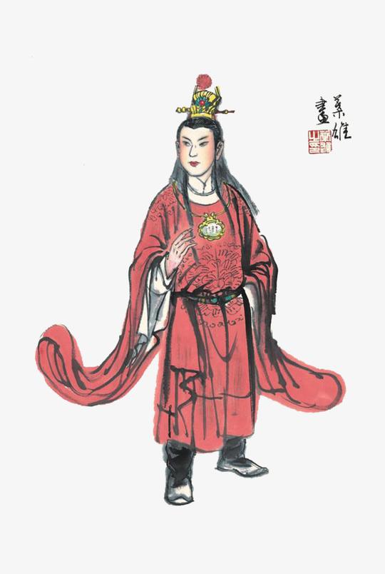 点击右侧免费下载按钮可进行国画贾宝玉png图片素材高速下载.