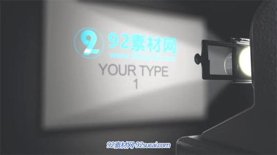 ae模板复古怀旧气息放映机滑动切换镜头老式幻灯片模板ae素材