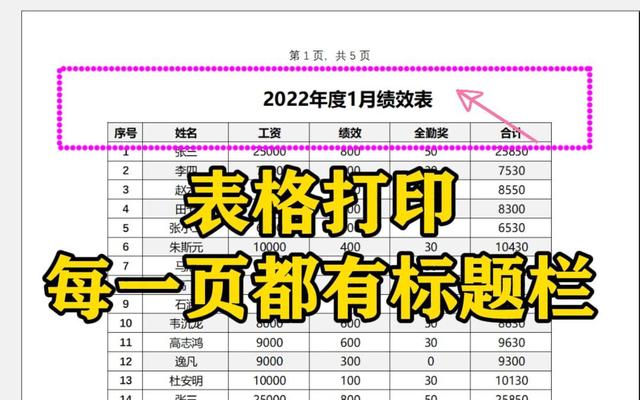 如何生成 Word 表格标题栏 生成 Word 表格标题栏动画教程