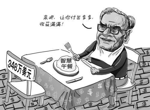 为何巴菲特午餐拍出天价它意义何在能学到啥?如何评价巴菲特午餐