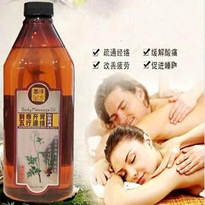 美容院刮痧开背五行通络本草药油1000ml舒筋活络拔罐淋巴疏通精油