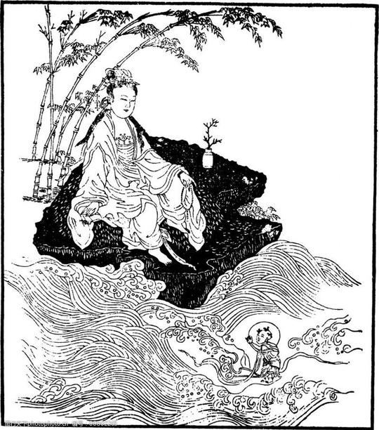 神仙中国宗教人物插画素材100