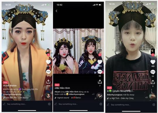 tiktok《延禧攻略》动态贴纸风靡越南中国传统文化受