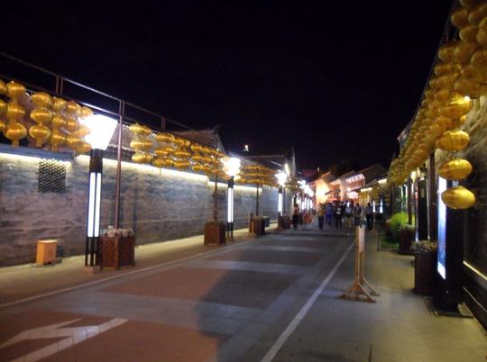 北京街道夜景
