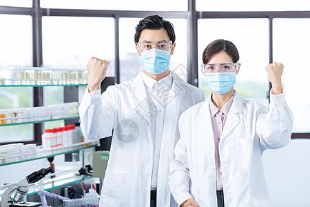 医疗科研人员加油形象图片下载