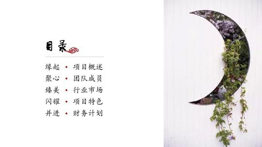 水墨风格创业融资计划书投资合作项目推广企业宣传ppt模板04