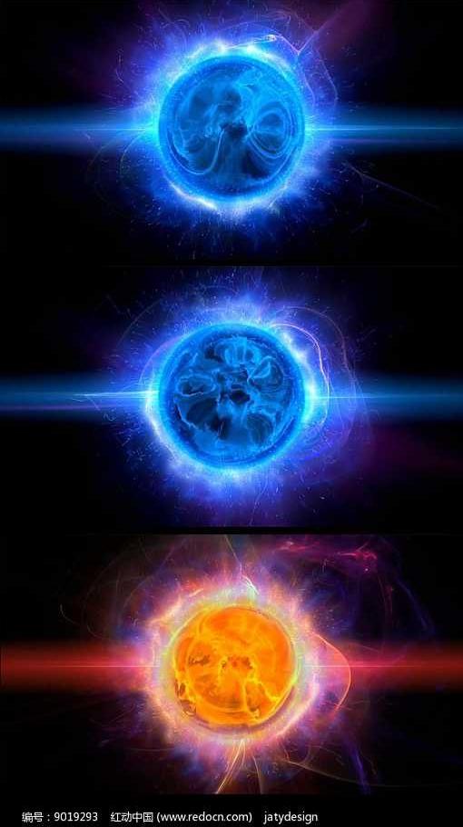 梦幻唯美魔法球特效视频素材图片