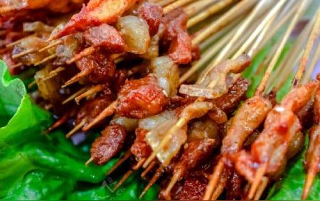 油炸小串串图片