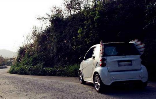 smart自驾游感想:加了对翅膀1.0t涡轮增压62kw