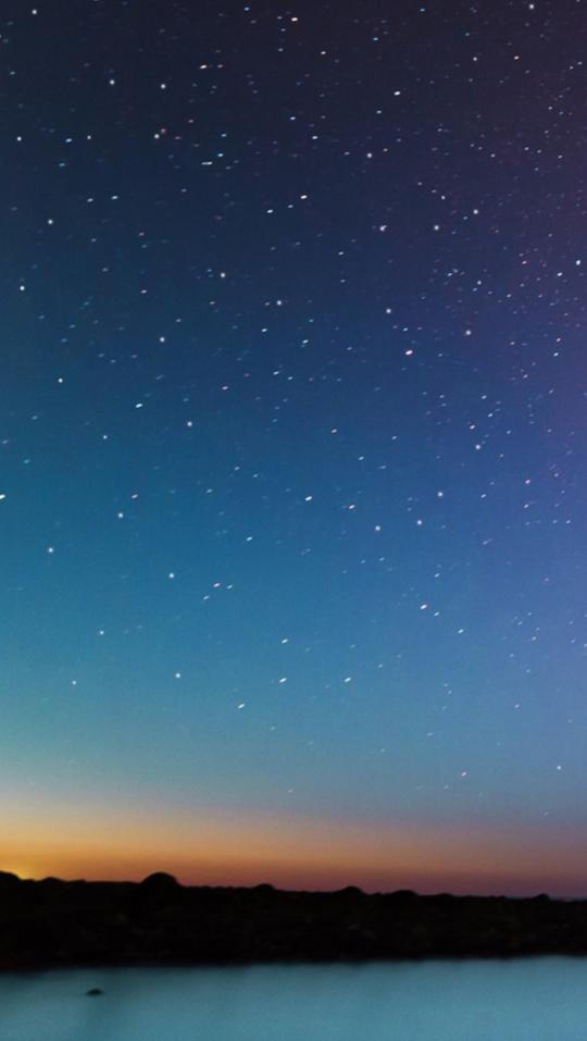 风景蓝天星空h5背景素材