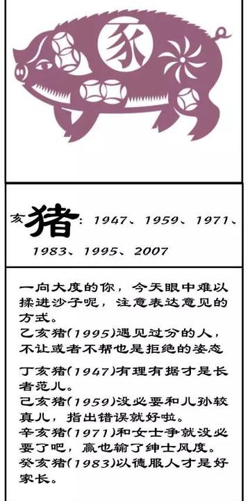 猪生肖运势精选图表(猪生肖运势讲解)