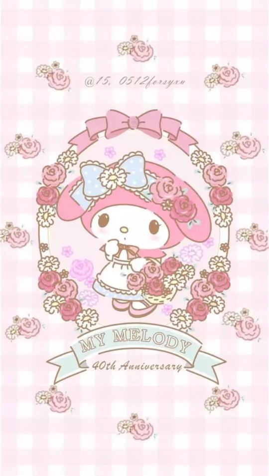 melody~iphone高清手机壁纸素材手机桌面melody小双子星美乐蒂