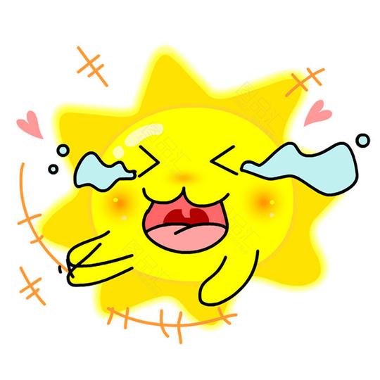 哭泣的太阳素材