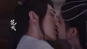 亲吻扑倒男人女人亲密表情