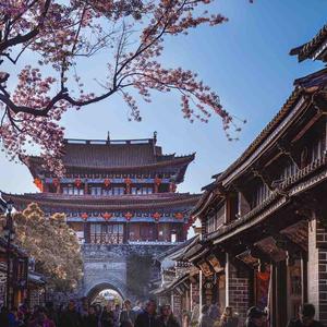 中国云南大理的古城、国家历史文化名城