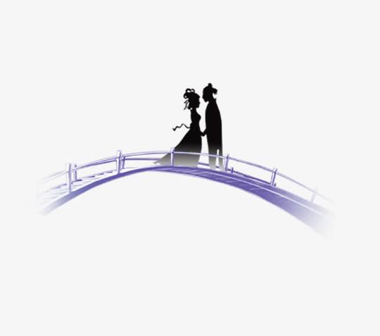 七夕鹊桥牛郎织女相会素材免抠素材免费下载_觅元素51