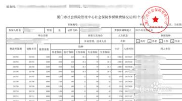 厦门社保证明的相关长尾关键词有哪些