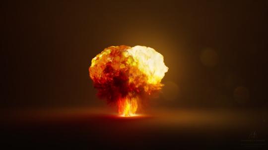 cg火焰爆炸蘑菇云_1920x1080_高清视频素材下载(编号