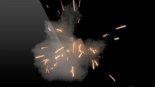 18款鞭炮爆炸带通道特效元素素材视频