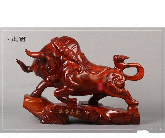 木雕牛铁梨木牛气冲天实木雕华尔街牛摆件开业送领导工艺礼品款式1【图片价格品牌评论】-京东