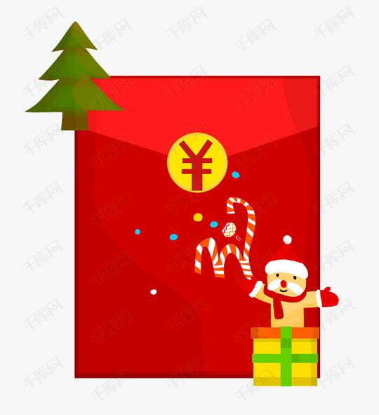 卡通圣诞节红包设计素材图片免费下载_高清psd_千库网
