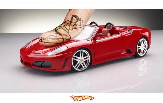 hotwheels汽车玩具系列趣味创意广告