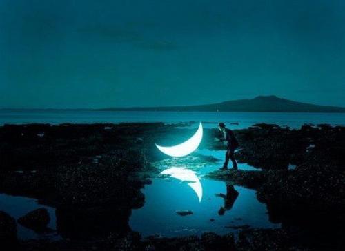 美好的夜晚非主流伤感意境图片-素材中国16素材网