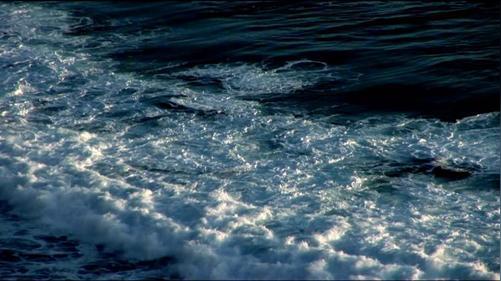 116led大屏幕高清视频素材实拍海浪大海面海水vj舞台晚会动态背景