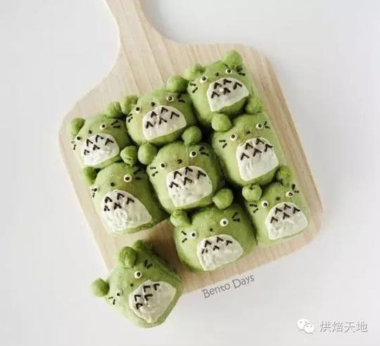 店里摆上这些超萌3d面包,生意不好都难~~附做法
