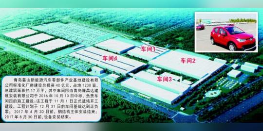北汽新能源青岛基地电池项目二期开建