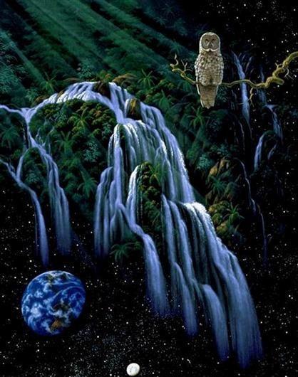 丙烯画科幻世界_34