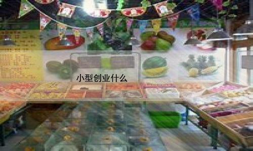 小型创业什么项目好什么小项目有前景