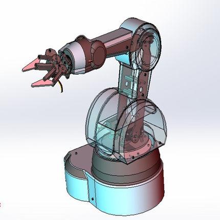 工业机械手3d图纸g661机械设计参考资料设计素材素材
