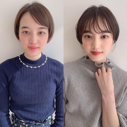 十个三十岁以后的女性,把头发剪短后,形象大变样