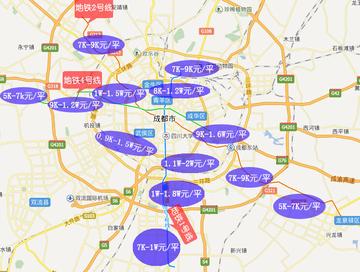成都市区地铁周边房价的长尾关键词有哪些