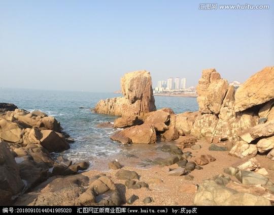 海景素材青岛旅游素材青岛日出素材大海日出素材礁石素材励志