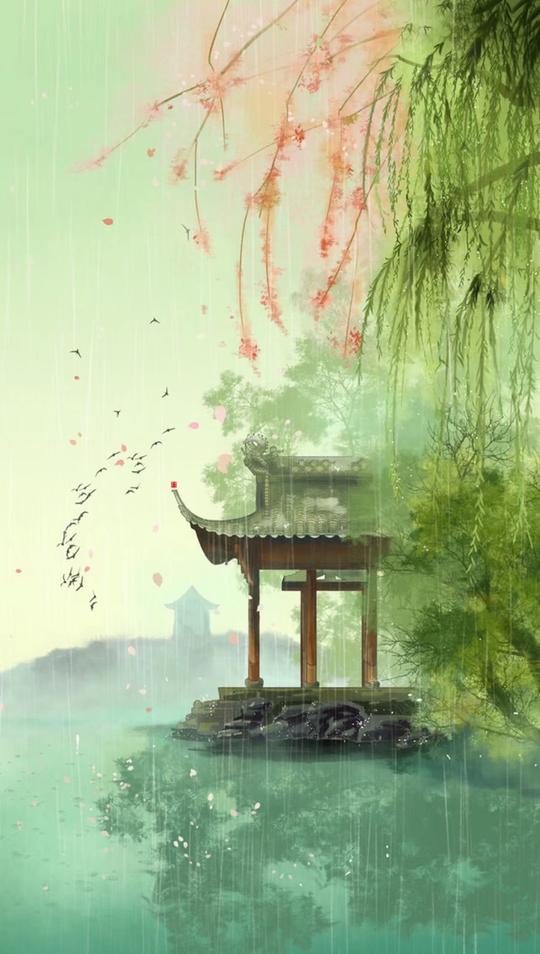 古风风景图素材唯美