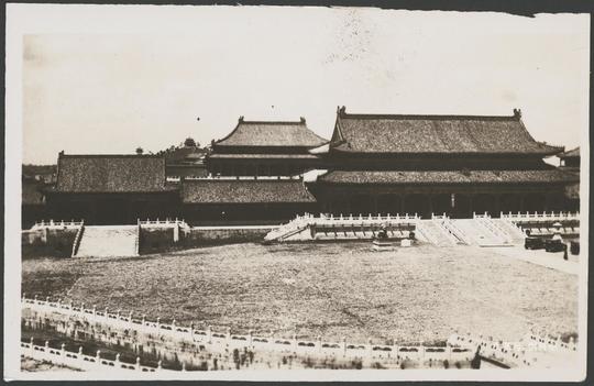 1935年故宫三大殿黑白老照片记录
