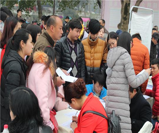 雅安市举行2017年春风行动暨就业扶贫现场招聘会