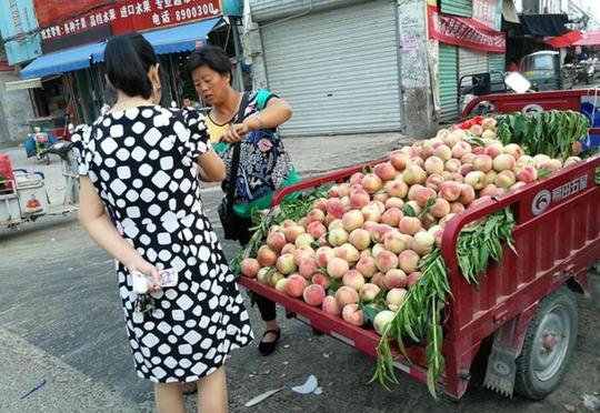 夏季农村大集上的这些张图反映出大热天的挣钱真心不容易！漂亮大学生为了给家里减轻负担也帮父母赶集卖东西