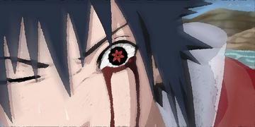 火影忍者睁眼写轮眼邪恶表情