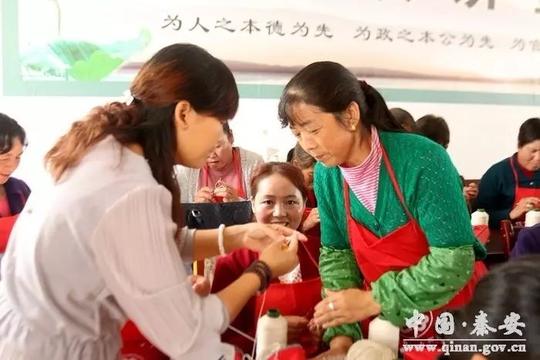 「妇女培训」秦安县妇联“陇原巧手”培训“编织”脱贫致富梦